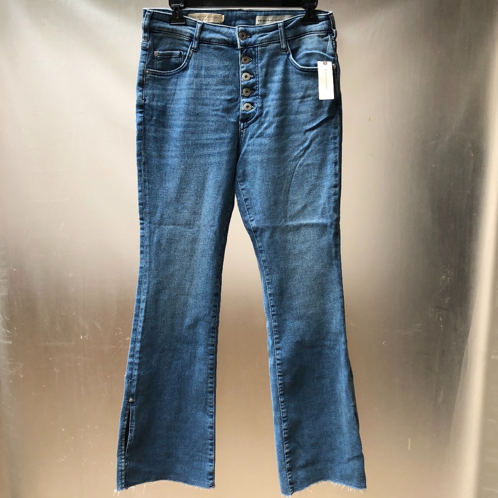 Pilcro & Letterpress Anthropologie High Rise Skinny Boot Cut
